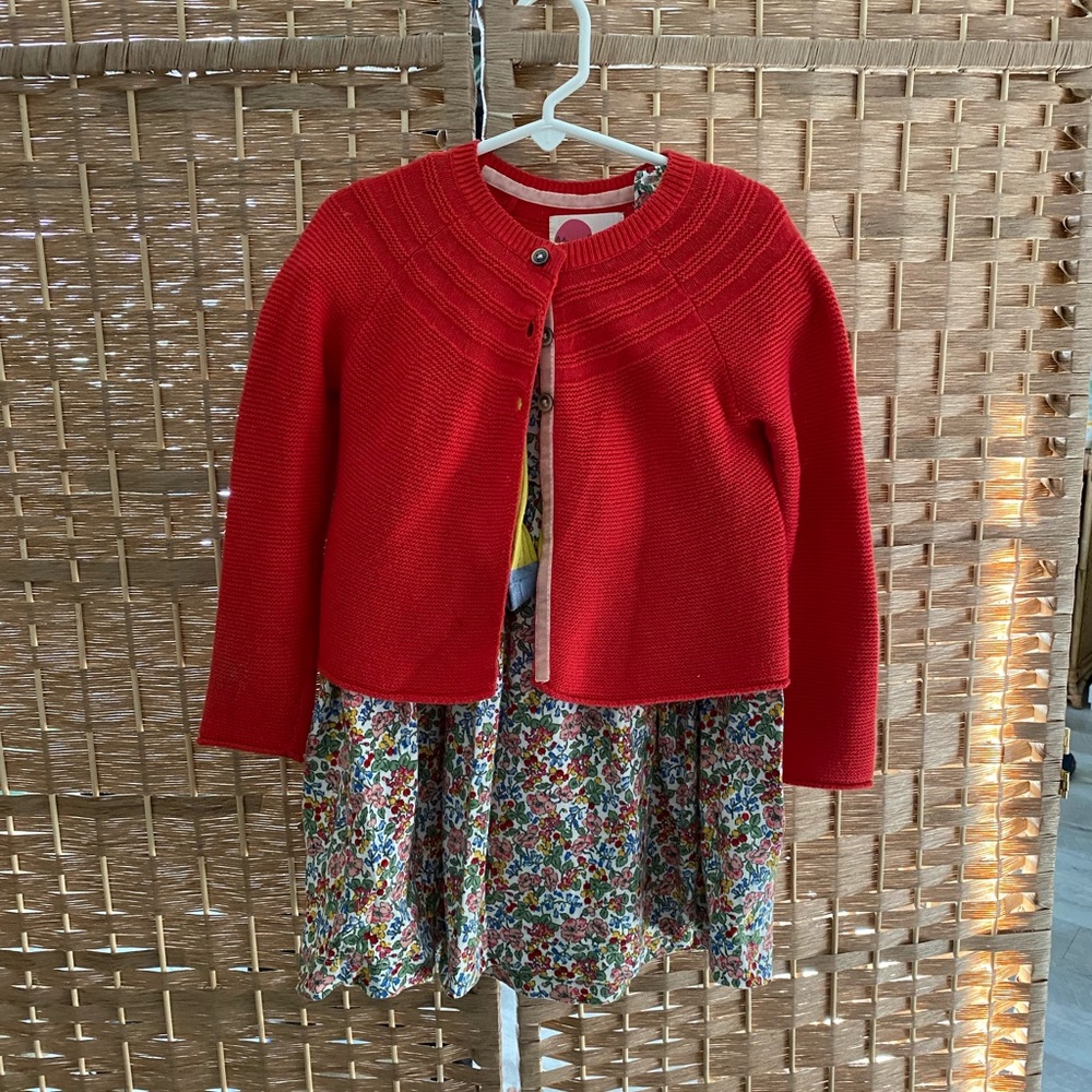 3/4 T Mini Boden: dress, sweater,tights. Will combine shipping with shoe list!